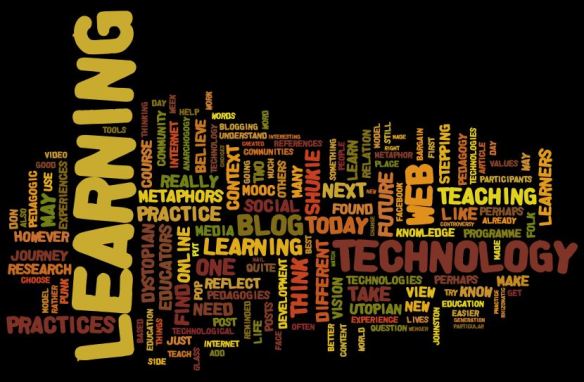 A Wordle created from pasting the URL of this blog!